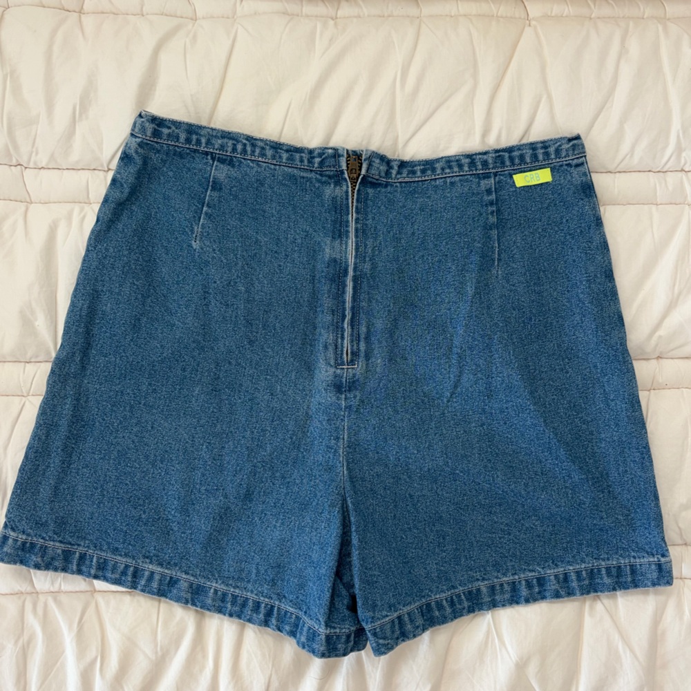 90s Canyon River Blues Denim Skort Front Pocket Mini Vintage - Picture 4 of 7